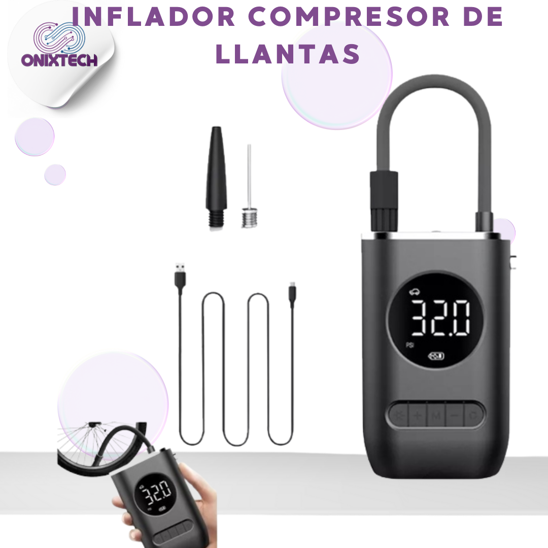 INFLADOR COMPRESOR DE LLANTAS